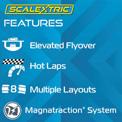 Scalextric Ford Puma Rally1 Hot Laps Race Track Set