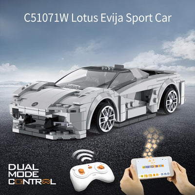 CaDa Lotus Evija Remote Control Sports Car 308pc Construction Set 1:18