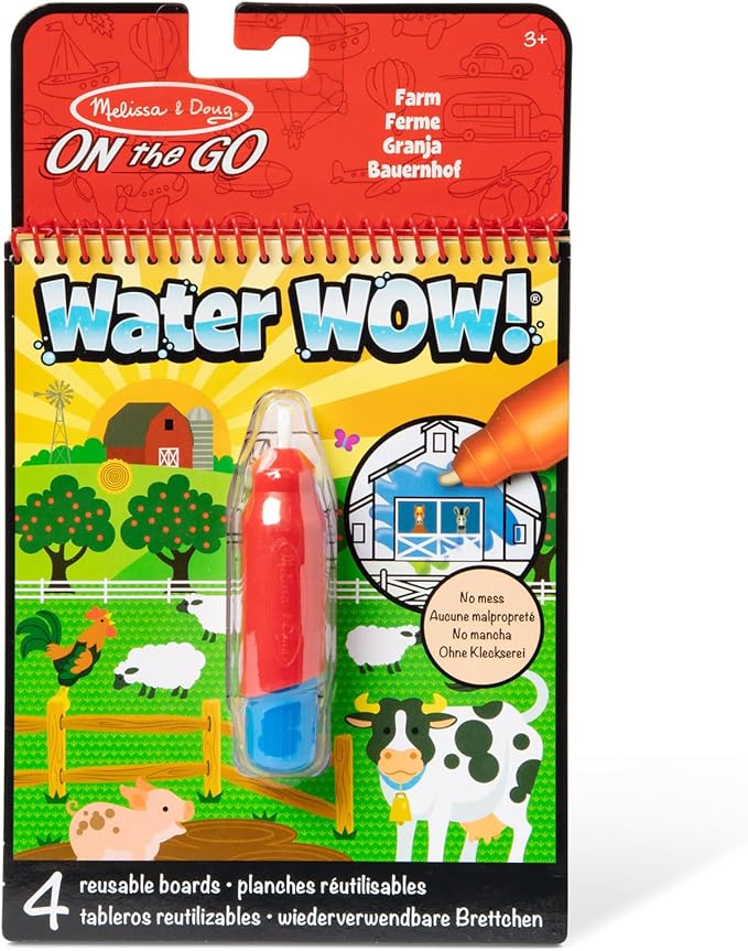 Melissa & Doug Water Wow On The Go Farm