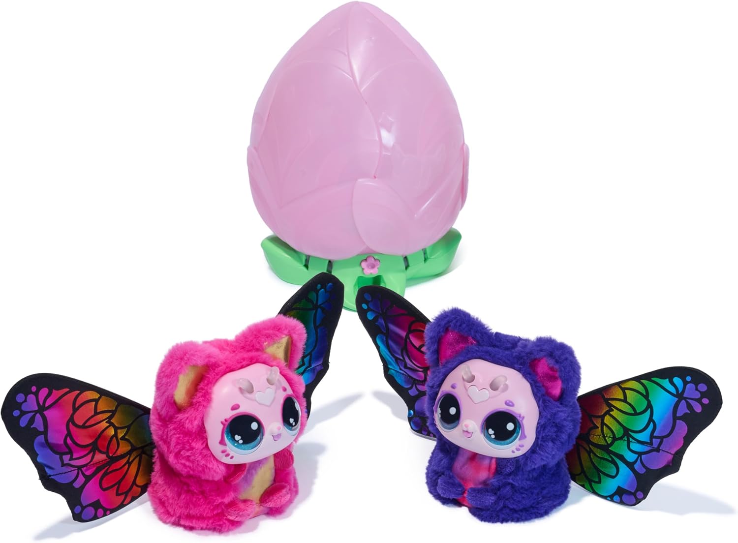Hatchimals Bloomables Kittyfly Interactive Plush Pet Assortment