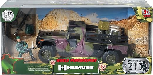 World Peacekeepers Humvee Pick Up Truck With Figure And Accessories