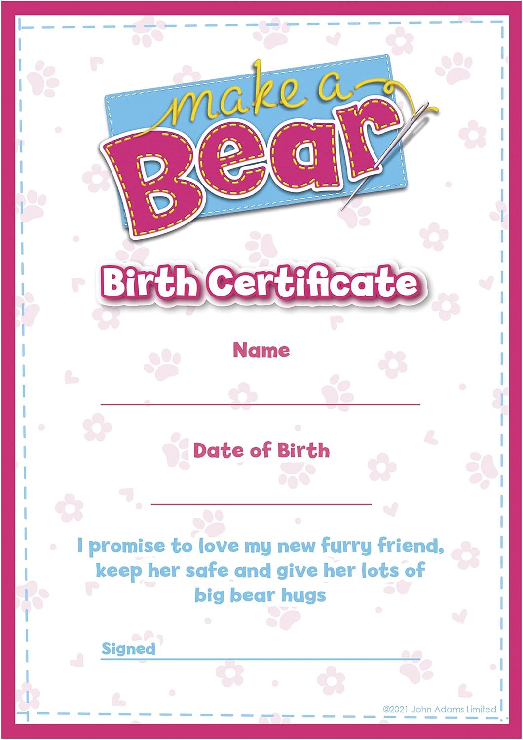 Make A Bear Sew And Dress Your Own Teddy Bear