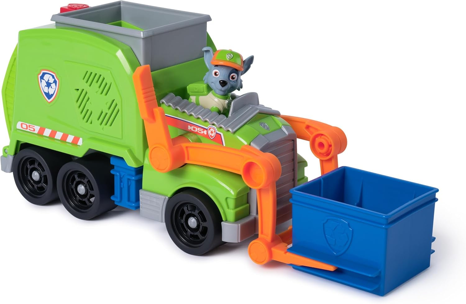 Paw Patrol Rocky's Crush n" Roll Recycling Truck