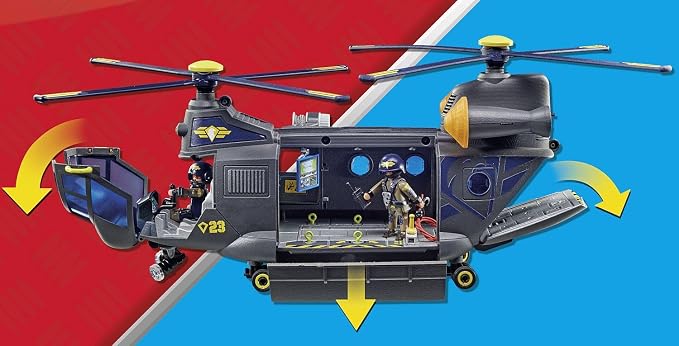 Playmobil 71149 Tactical Unit Twin Propellor Helicopter
