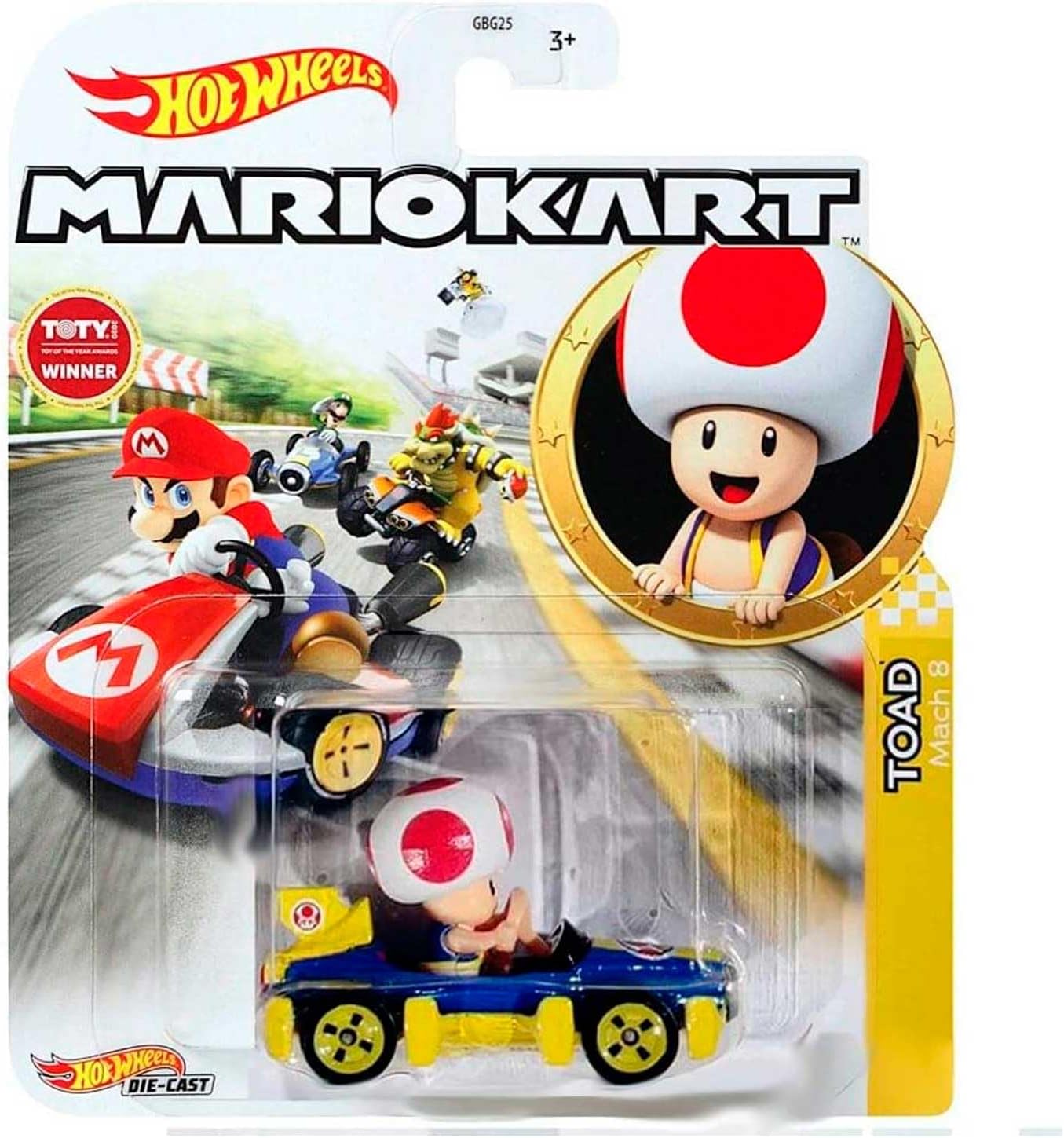 Hot Wheels Mario Kart Toad