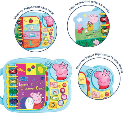 Peppa Pig Vtech Learn And Discover Book