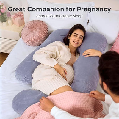 Momcozy Huggable U Shaped Pregnancy Pillow