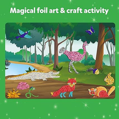 Skillmatics Fun Foil Art And Craft Activity Set World Of Animals