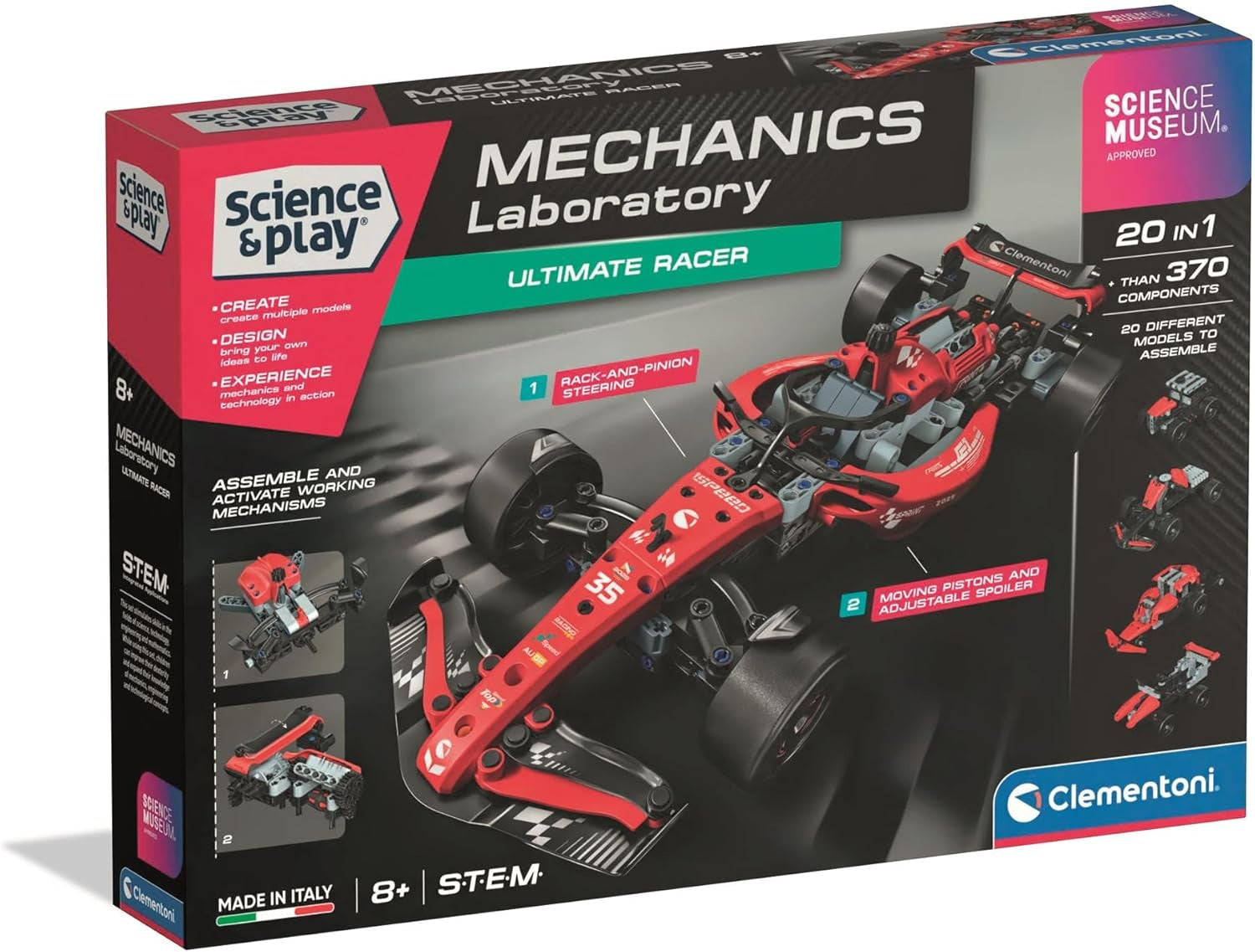 Mechanics Laboratory Ultimate Racer Formula 1 Racing Car Construction Set