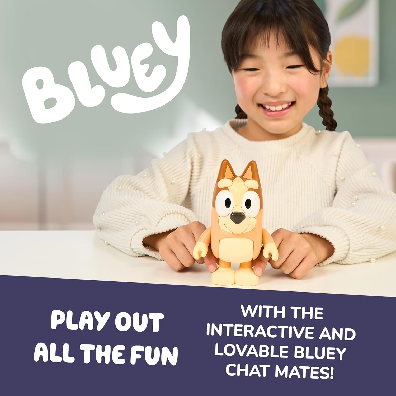 Bluey Chat Mates Single Figure Bingo