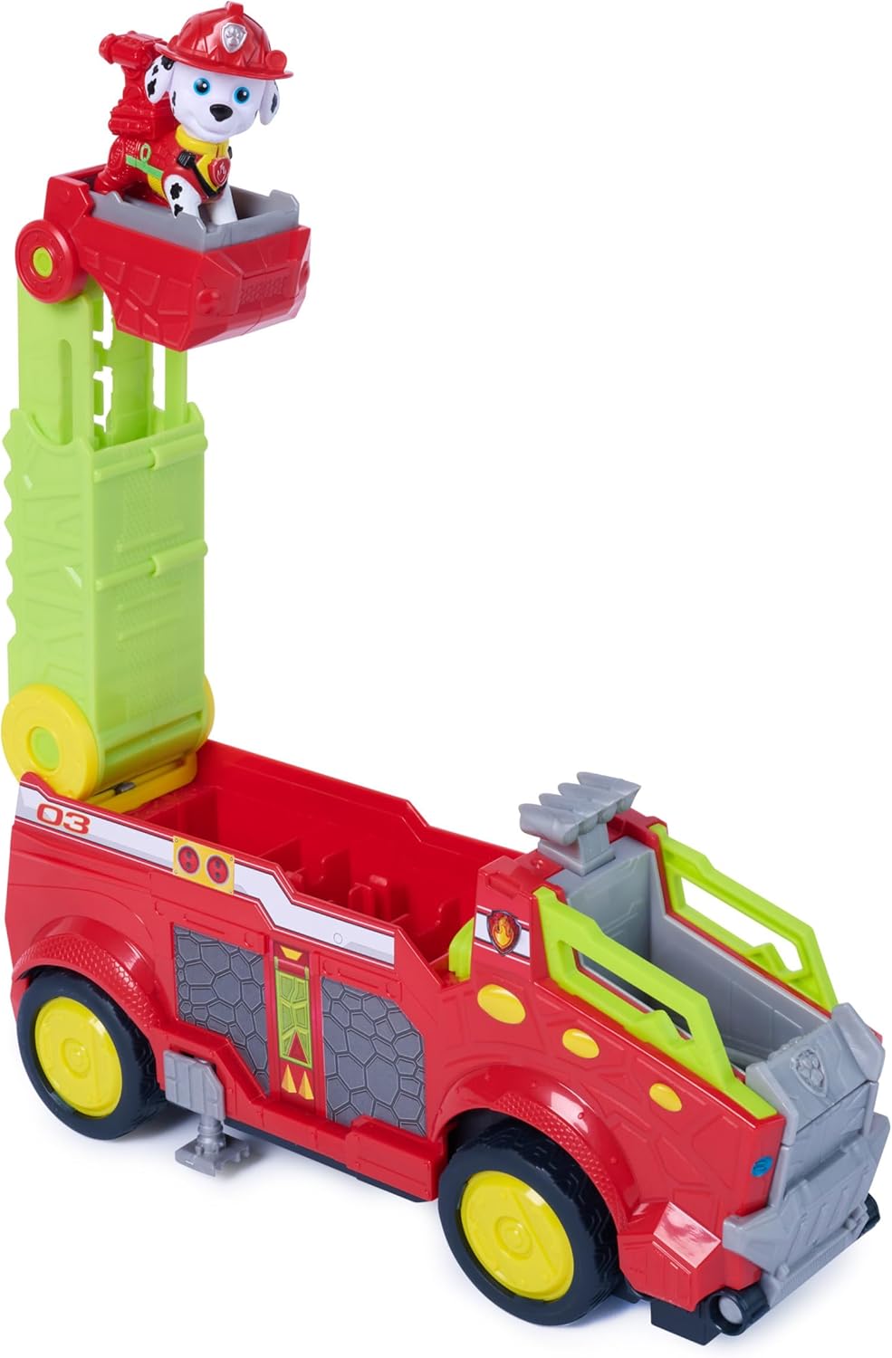 Paw Patrol Dino Rescue Responder Vehicle And Marshall Figure