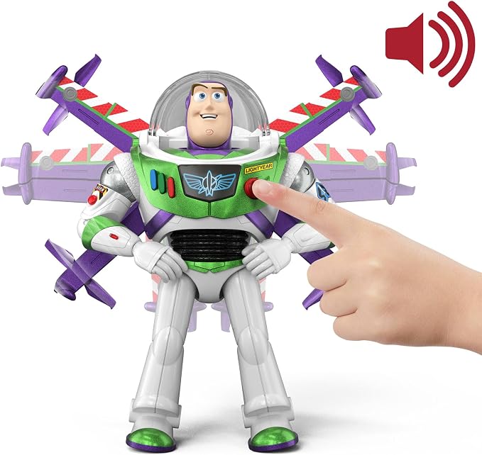 Disney Toy Story Buzz Lightyear Flight Mode High Tech Edition