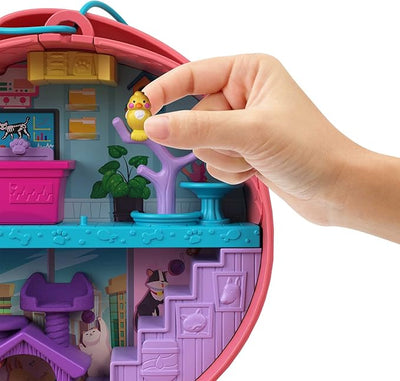 Polly Pocket Cuddly Cat Purse Playset