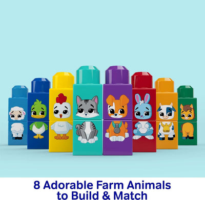 Mega Bloks Build And Match Animal Tractor