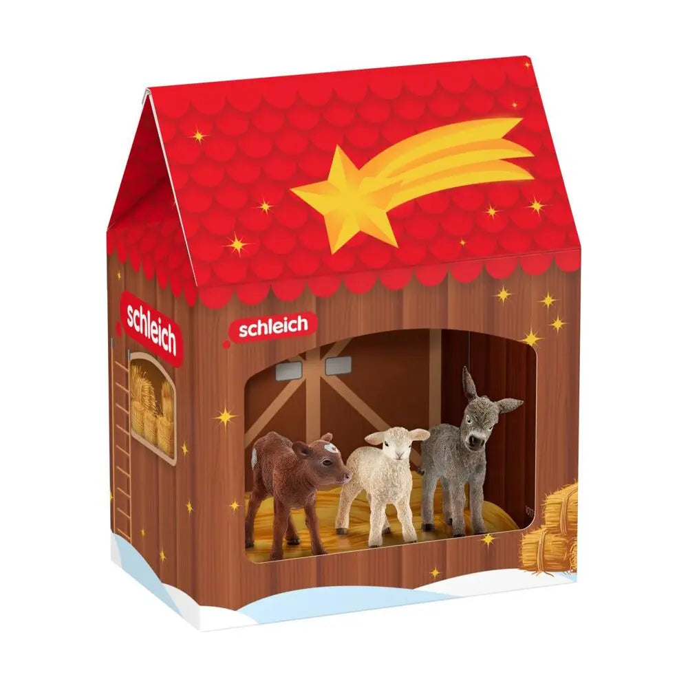 Schleich Farm World 42822 Christmas Nativity Scene Animal Set