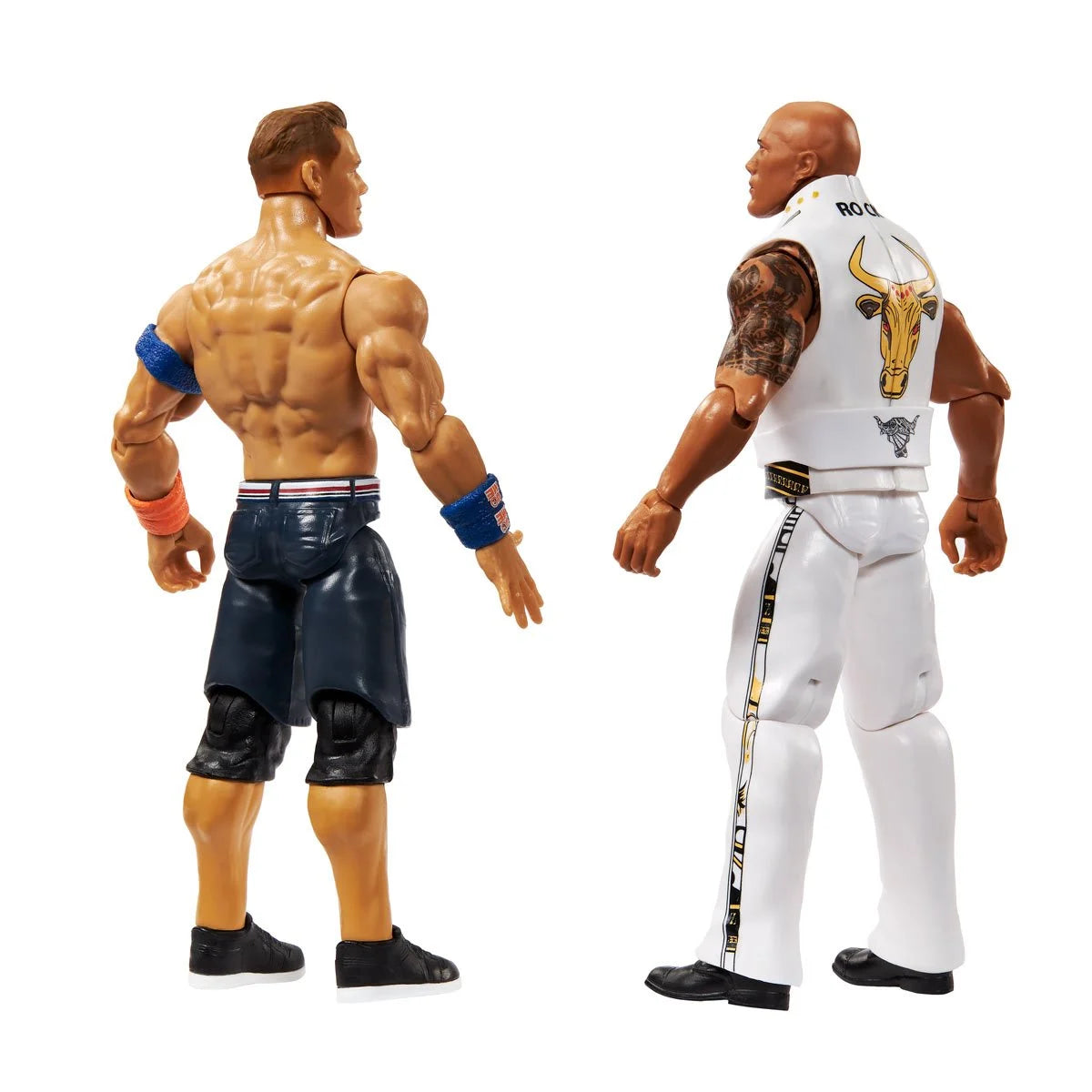 WWE Wrestling Figure Twin Pack The Rock vs John Cena