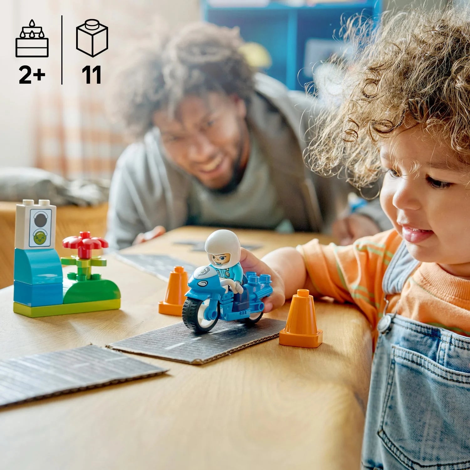 Lego Duplo 10471 Blue Police Motorcycle