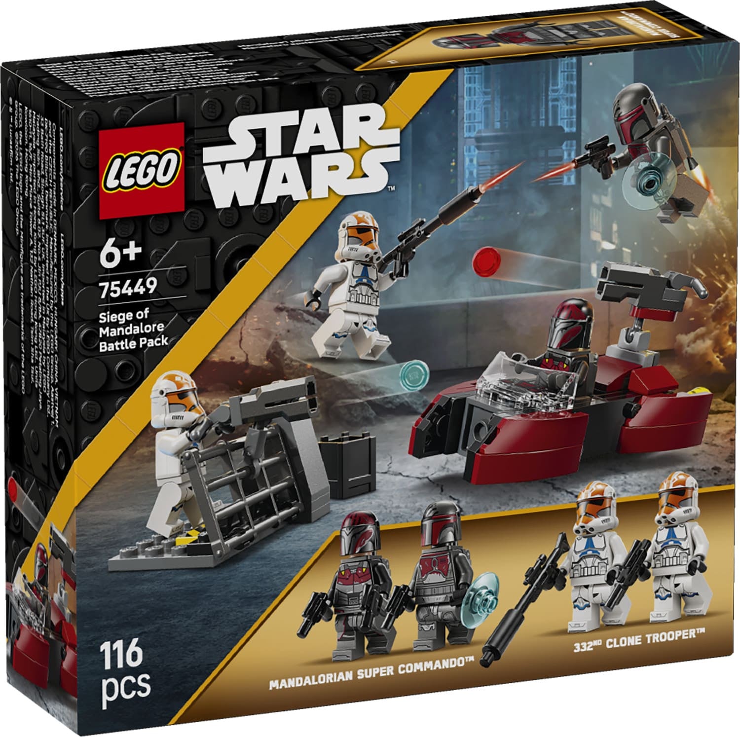 Lego Star Wars 75449 Siege Of Mandalore Battle Pack