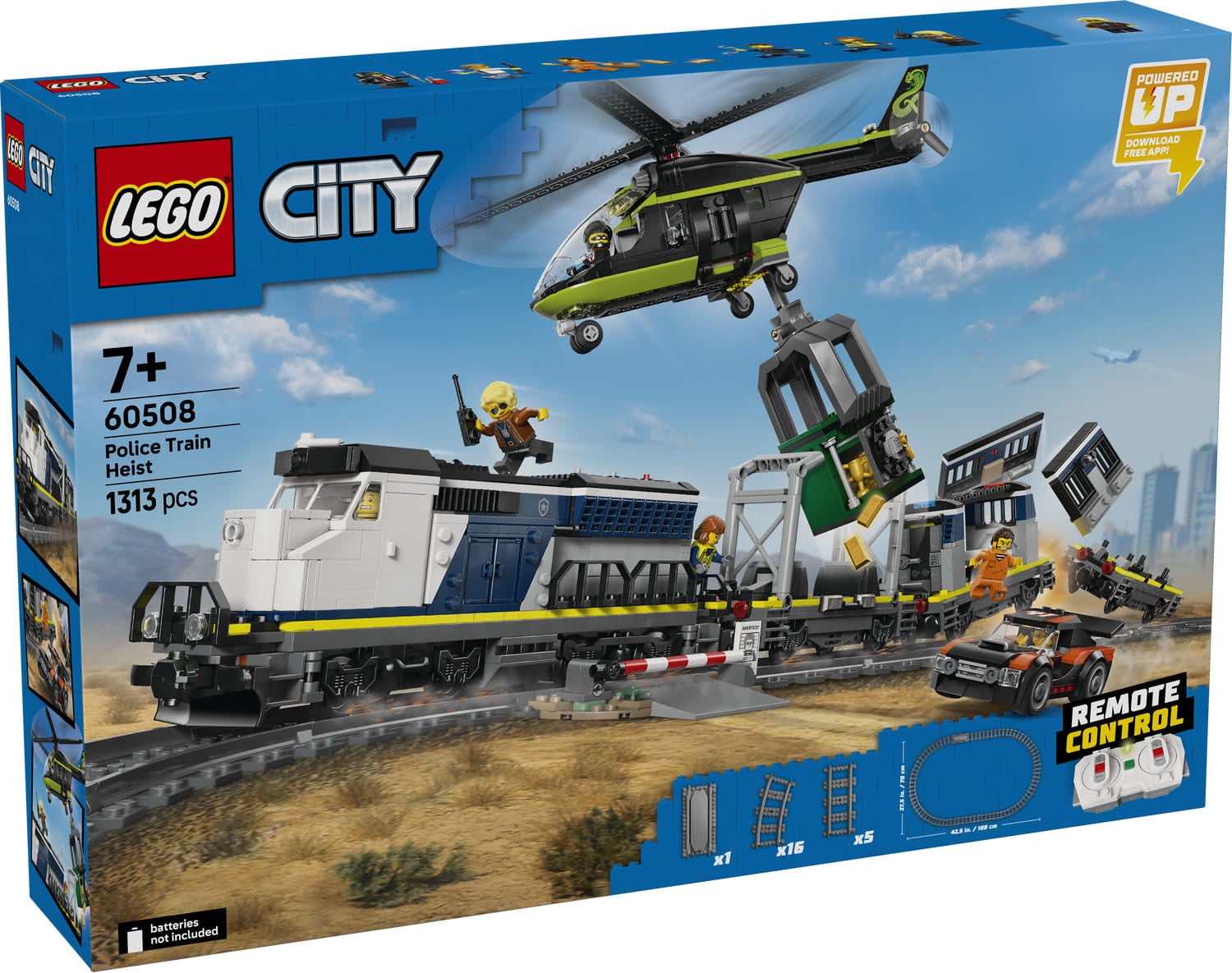 Lego City 60508 Police Train Heist