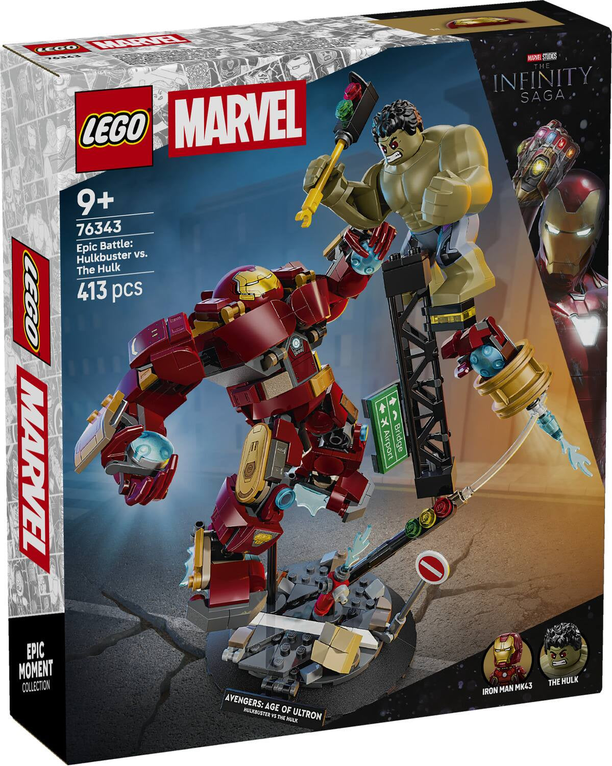 Lego Marvel 76343 Epic Battle Hulkbuster vs The Hulk