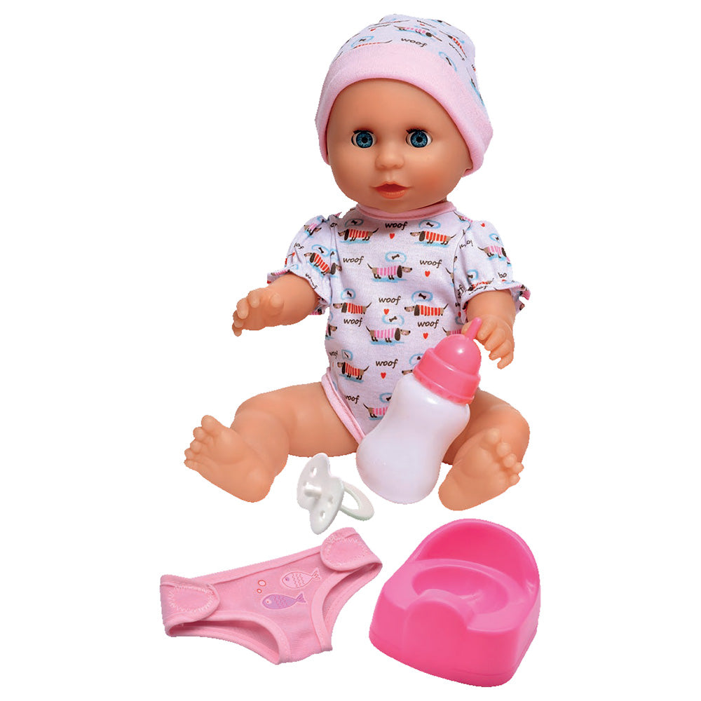 Dolls World Little Boohoo Drink And Wet 38cm Crying Doll
