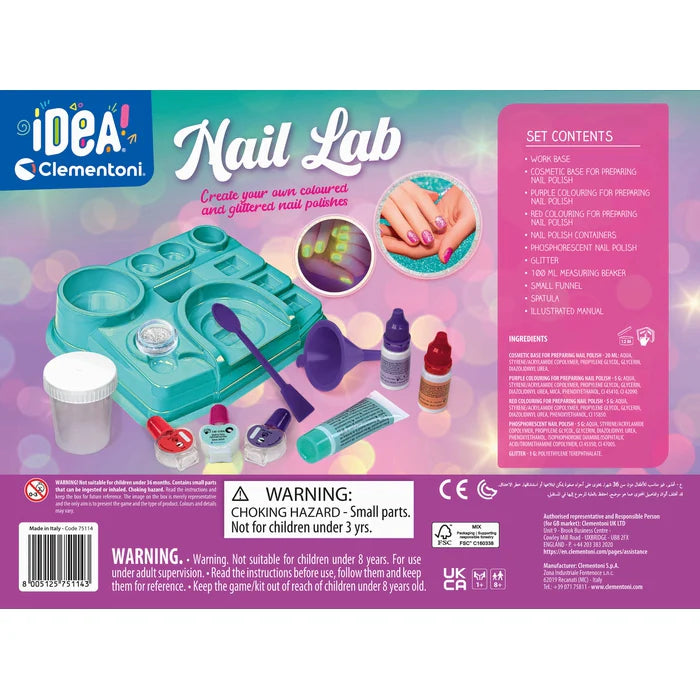 Clementoni Nail Lab Playset