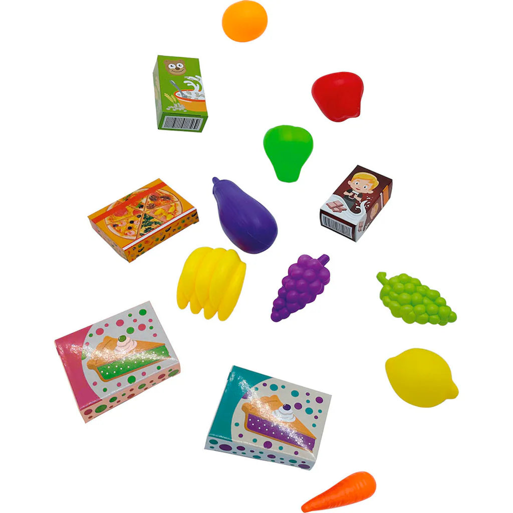 Happy People Role Play Kids Shopping Cart And Accessories