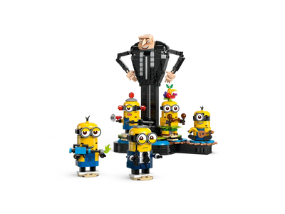 Lego Despicable Me75582 Brick Built Gru And Minions