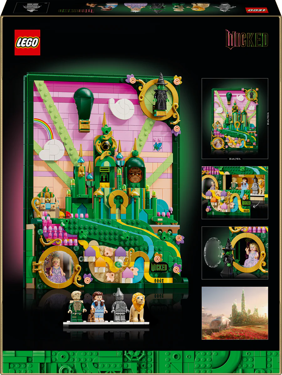 Lego Wicked 75685 Emerald City Wall Art Set For Adults