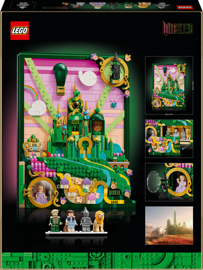 Lego Wicked 75685 Emerald City Wall Art Set For Adults