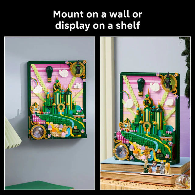 Lego Wicked 75685 Emerald City Wall Art Set For Adults