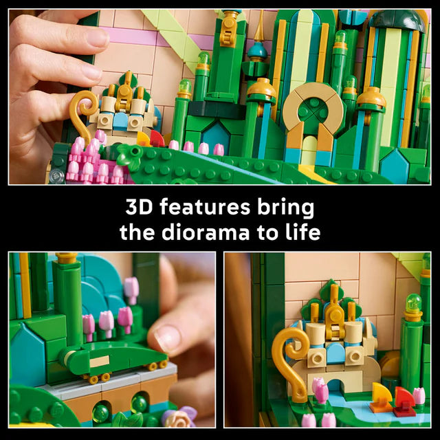 Lego Wicked 75685 Emerald City Wall Art Set For Adults