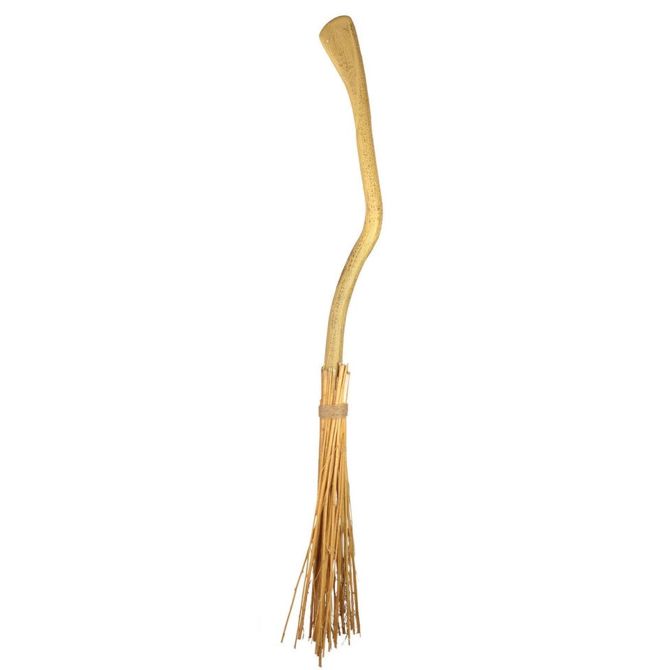 Witch's Broom crooked handle 42" Costume