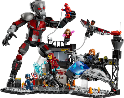 Lego Marvel 76314 Captain America Civil War Battle