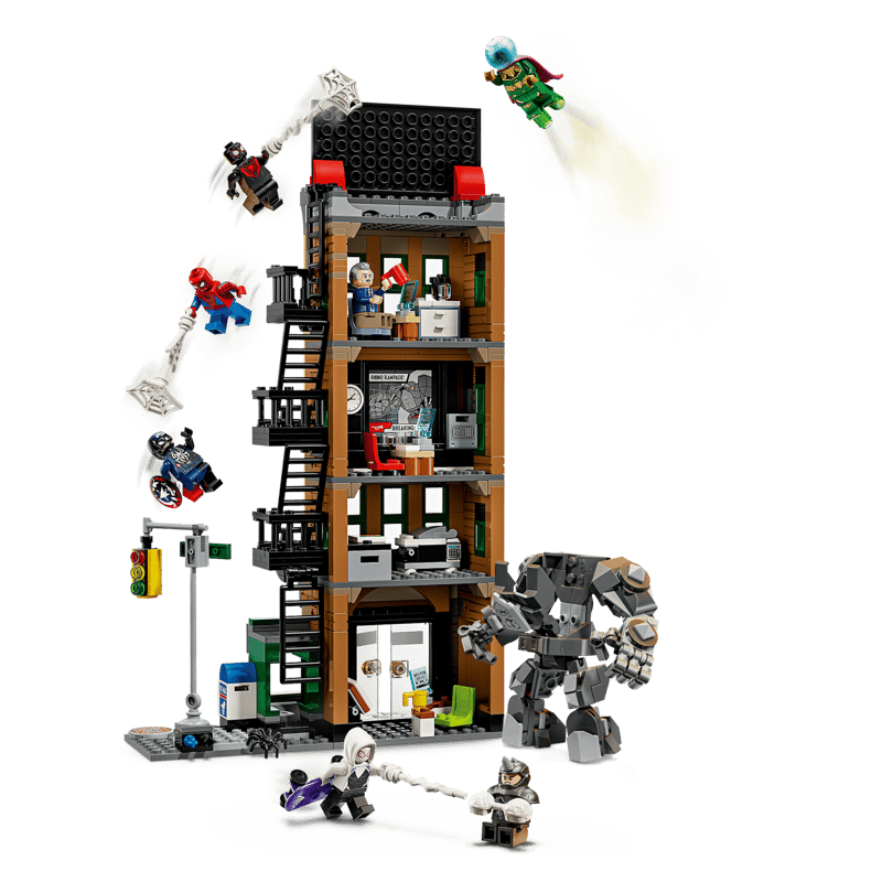 Lego Marvel 76342 SpiderMan vs Mysterio The Daily Bugle