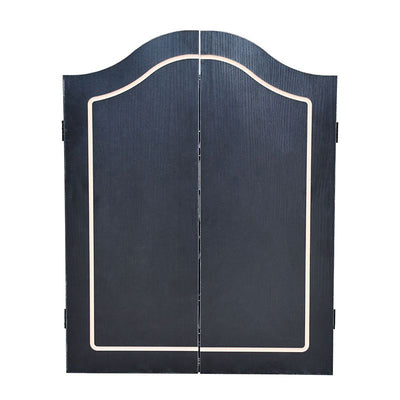 Arrow Bristle Dartboard Cabinet Set Black