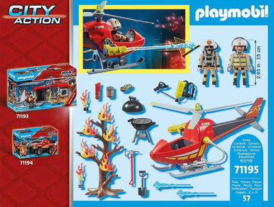 Playmobil City Action 71195 Fire Rescue Helicopter