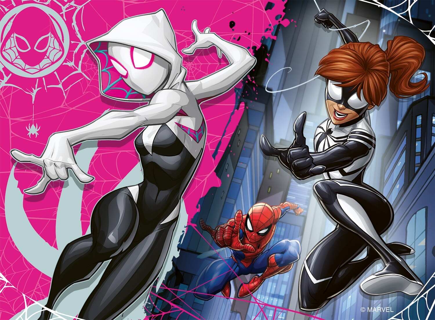 SpiderMan 4 In A Box Jigsaw Puzzle