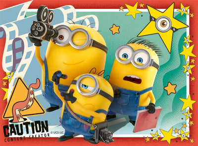 Minions And Monsters 4 In A Box Jigsaw