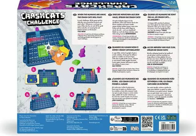 Crash Cats Challenge Board Game