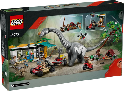 Lego Jurassic World 76973 Raptor And Titanosaurus Tracking Mission