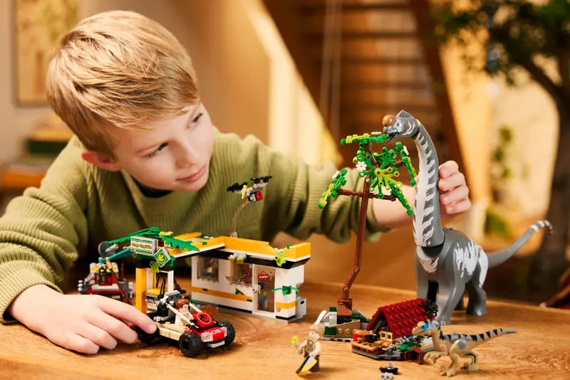 Lego Jurassic World 76973 Raptor And Titanosaurus Tracking Mission
