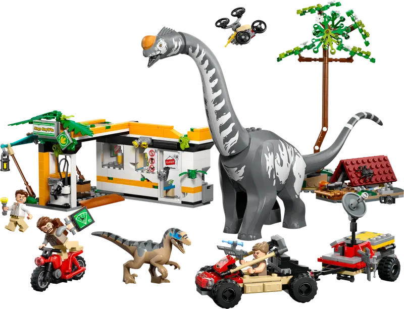 Lego Jurassic World 76973 Raptor And Titanosaurus Tracking Mission