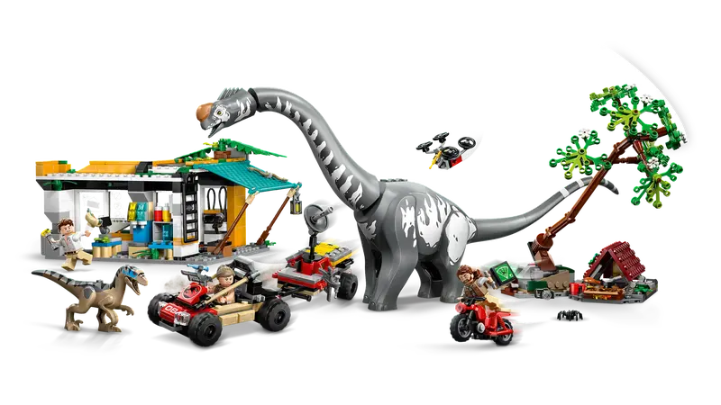 Lego Jurassic World 76973 Raptor And Titanosaurus Tracking Mission