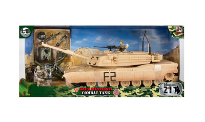 World Peacekeepers Combat Tank Playset Desert Camo