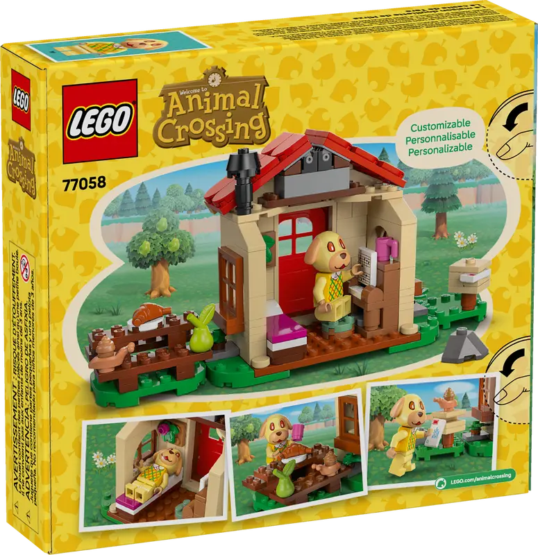 Lego Animal Crossing 77058 Goldie's Cosy House