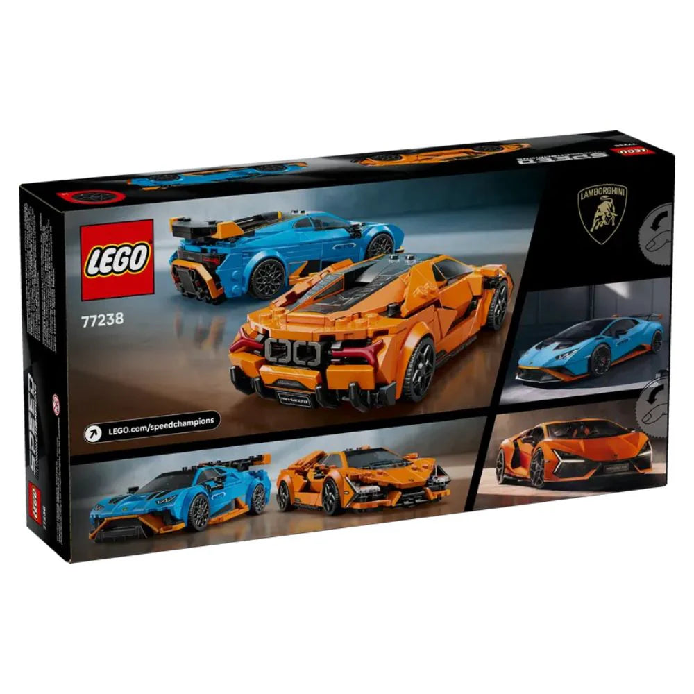 Lego Speed Champions 77238 Lamborghini Revuelto And Lamborghini Huracan STO