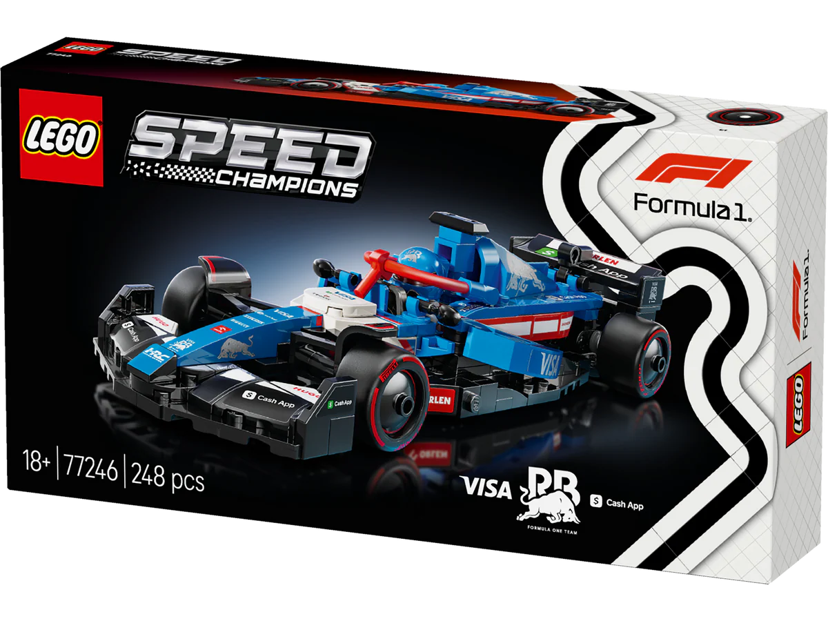Lego Speed Champions 77246 Visa Cash App RB VCARB 01 F1 Racing Bulls Race Car Set