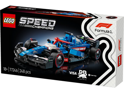 Lego Speed Champions 77246 Visa Cash App RB VCARB 01 F1 Racing Bulls Race Car Set