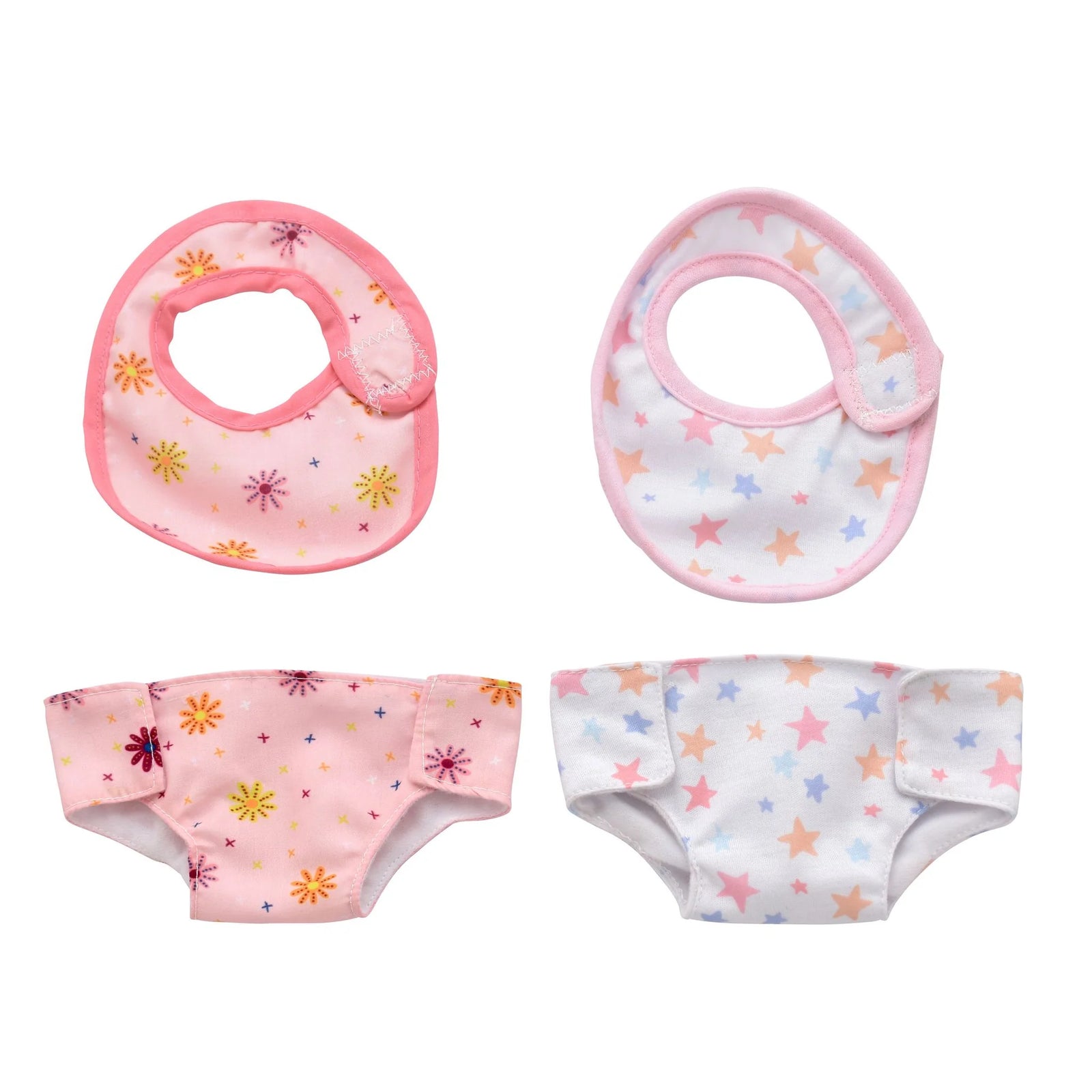 Dolls World Bibs And Nappies For 18" Dolls